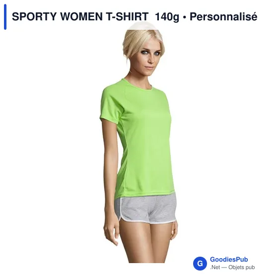 SPORTY WOMEN T-SHIRT  140g - Image 9