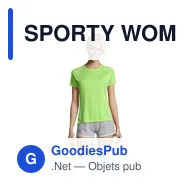 SPORTY WOMEN T-SHIRT  140g - Miniature 10