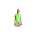 Variante vert fluo - SPORTY WOMEN T-SHIRT  140g