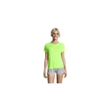 Variante jaune fluo - SPORTY WOMEN T-SHIRT  140g