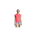 Variante corail fluo - SPORTY WOMEN T-SHIRT  140g