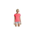 Variante corail fluo - SPORTY WOMEN T-SHIRT  140g