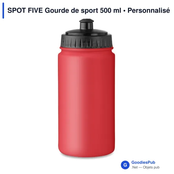 SPOT FIVE Gourde de sport 500 ml - Image 3