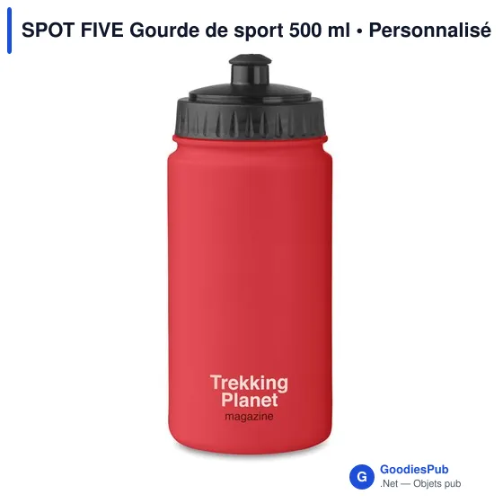 SPOT FIVE Gourde de sport 500 ml - Image 4