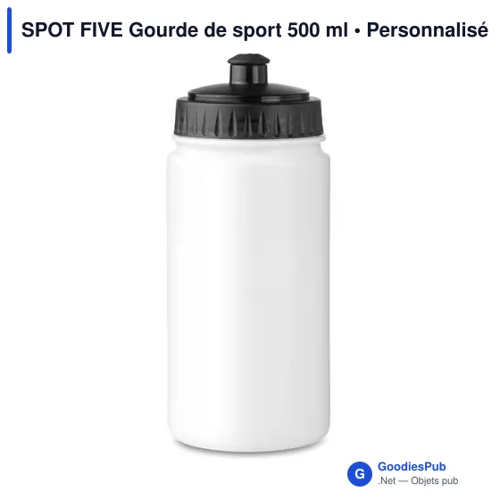 SPOT FIVE Gourde de sport 500 ml - Image 5