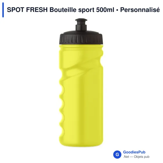 Bouteille de sport personnalisable 500ml avec logo - SPOT FRESH - Image 2