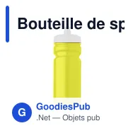 Bouteille de sport personnalisable 500ml avec logo - SPOT FRESH - Miniature 3