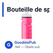 Bouteille de sport personnalisable 500ml avec logo - SPOT FRESH - Miniature 5