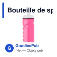 Bouteille de sport personnalisable 500ml avec logo - SPOT FRESH - Miniature 6