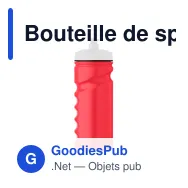 Bouteille de sport personnalisable 500ml avec logo - SPOT FRESH - Miniature 10