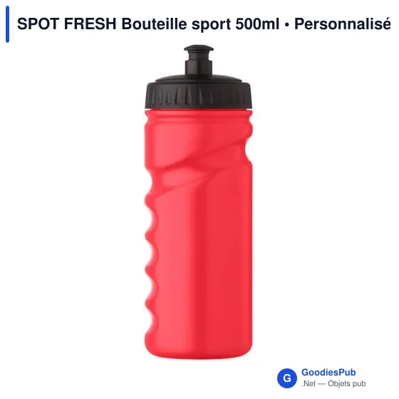 Bouteille de sport personnalisable 500ml avec logo - SPOT FRESH - Image 10