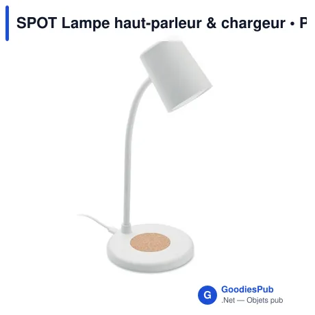 SPOT Lampe haut-parleur & chargeur