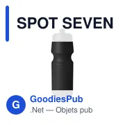 SPOT SEVEN Gourde de sport 700 ml - Miniature 1