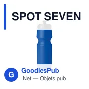 SPOT SEVEN Gourde de sport 700 ml - Miniature 2