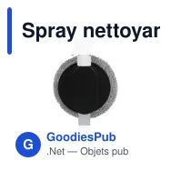 Spray nettoyant écran personnalisable avec chiffon 2 en 1 avec logo - Clean - Miniature 3