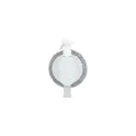 Variante Blanc - Spray nettoyant écran personnalisable avec chiffon 2 en 1 avec logo - Clean