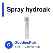 Spray hydroalcoolique personnalisable 8 ml pour les mains avec logo - Pocket - Miniature 3