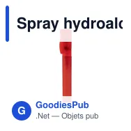 Spray hydroalcoolique personnalisable 8 ml pour les mains avec logo - Pocket - Miniature 5