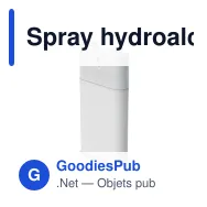 Spray hydroalcoolique personnalisable 20 ml avec logo - Format poche - Miniature 2