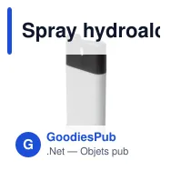 Spray hydroalcoolique personnalisable 20 ml avec logo - Format poche - Miniature 4