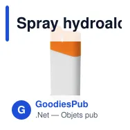 Spray hydroalcoolique personnalisable 20 ml avec logo - Format poche - Miniature 5