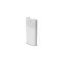 Variante Blanc / Blanc - Spray hydroalcoolique personnalisable 20 ml avec logo - Format poche