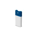 Variante Blanc / Bleu - Spray hydroalcoolique personnalisable 20 ml avec logo - Format poche