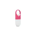 Variante Blanc / rose - Spray solaire personnalisable SPF 30 format 10 ml avec logo - Spray plat