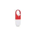 Variante Blanc / Rouge - Spray solaire personnalisable SPF 30 format 10 ml avec logo - Spray plat