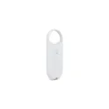 Variante Blanc / Blanc - Spray solaire personnalisable SPF 30 format 10 ml avec logo - Spray plat