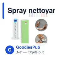 Spray nettoyant écran personnalisable 15 ml avec logo - Bicolore microfibre - Miniature 1