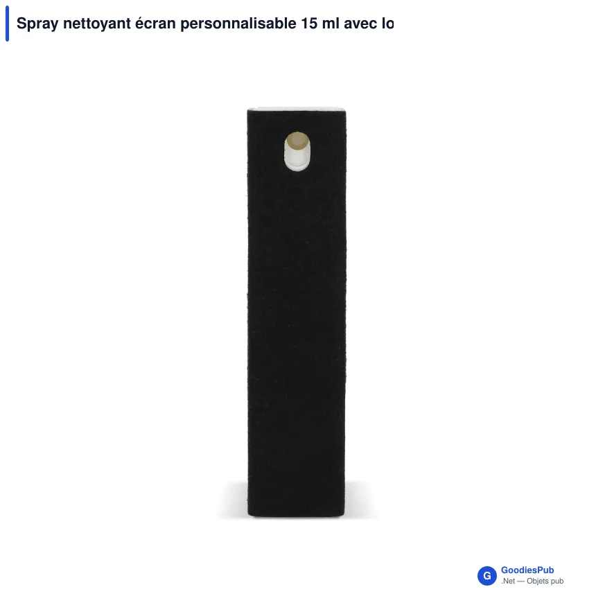 Spray nettoyant écran personnalisable 15 ml avec logo - Bicolore microfibre - Image 5