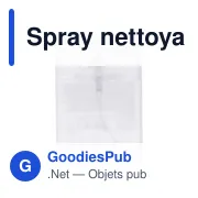 Spray nettoyant pour les mains Creditclean - Miniature 1