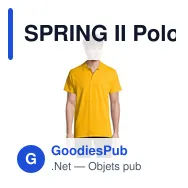 SPRING II Polo Homme 210g - Miniature 1