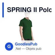 SPRING II Polo Homme 210g - Miniature 12