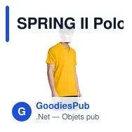 SPRING II Polo Homme 210g - Miniature 3