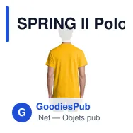 SPRING II Polo Homme 210g - Miniature 5