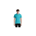 Variante bleu atoll - SPRING II Polo Homme 210g