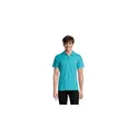 Variante bleu atoll - SPRING II Polo Homme 210g