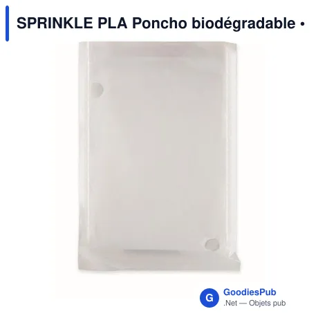 SPRINKLE PLA Poncho biodégradable