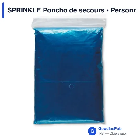 SPRINKLE Poncho de secours
