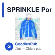 SPRINKLE Poncho de secours - Miniature 2