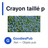 Crayon taillé personnalisable avec logo - Sproutworld Sharpened Pencil - Miniature 7
