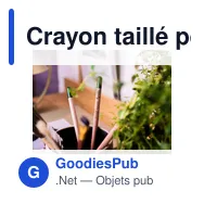 Crayon taillé personnalisable avec logo - Sproutworld Sharpened Pencil - Miniature 9