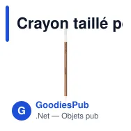 Crayon taillé personnalisable avec logo - Sproutworld Sharpened Pencil - Miniature 10