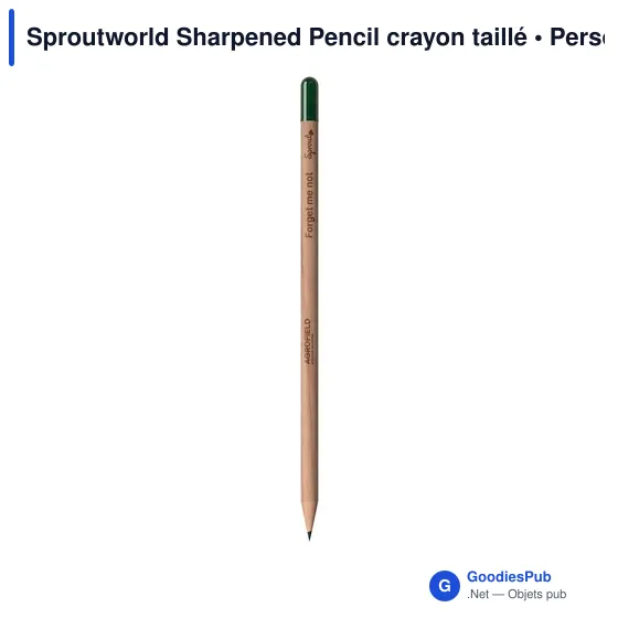 Crayon taillé personnalisable avec logo - Sproutworld Sharpened Pencil - Image 10