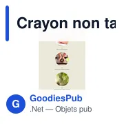 Crayon non taillé personnalisable avec logo - Sproutworld - Miniature 2