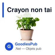 Crayon non taillé personnalisable avec logo - Sproutworld - Miniature 11