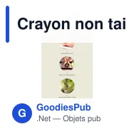 Crayon non taillé personnalisable avec logo - Sproutworld - Miniature 12