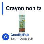 Crayon non taillé personnalisable avec logo - Sproutworld - Miniature 4